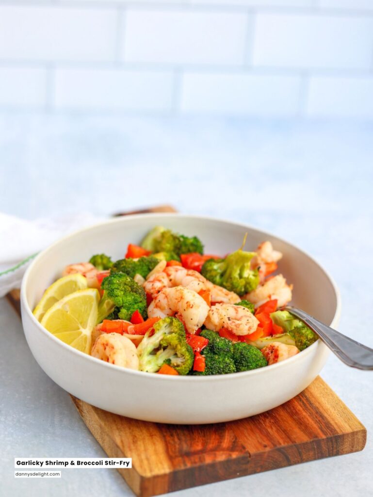 Garlicky Shrimp and Broccoli Stir-Fry