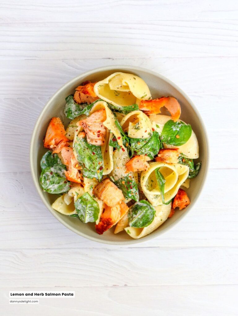 Lemon and Herb Salmon Pasta