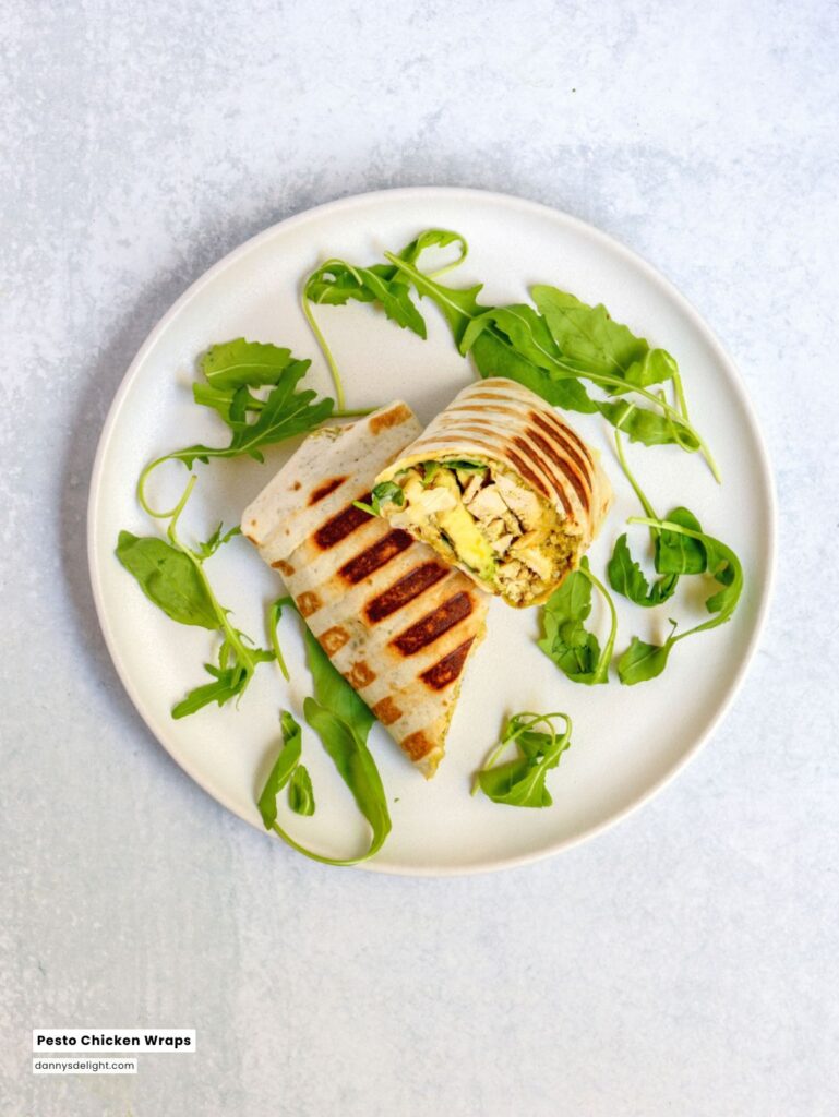Pesto Chicken Wraps
