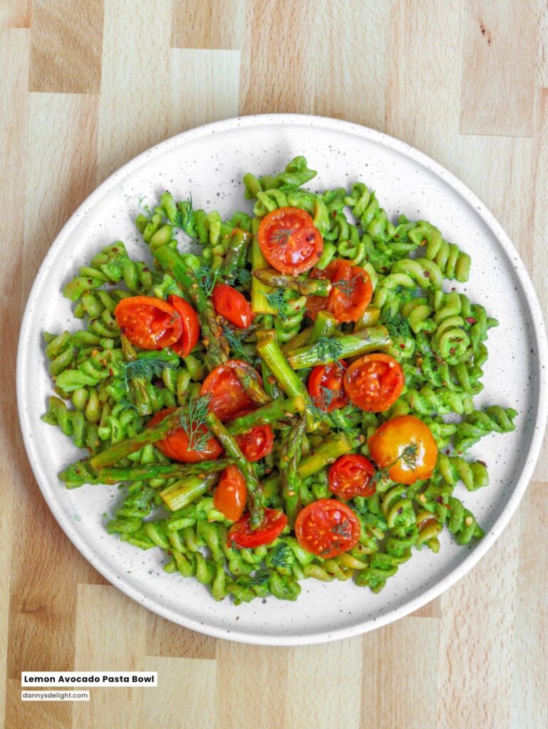 Lemon Avocado Pasta Bowl