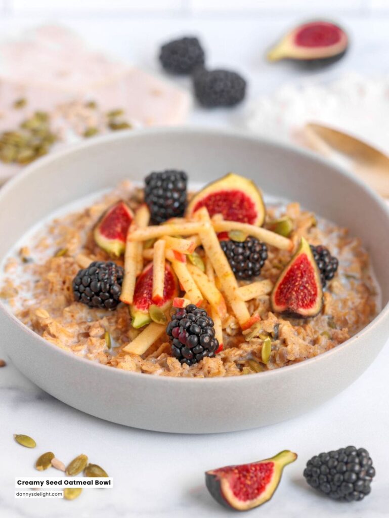 Creamy Seed Oatmeal Bowl