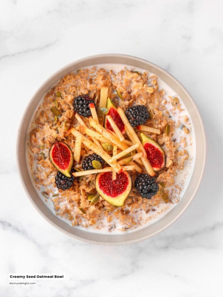 Creamy Seed Oatmeal Bowl