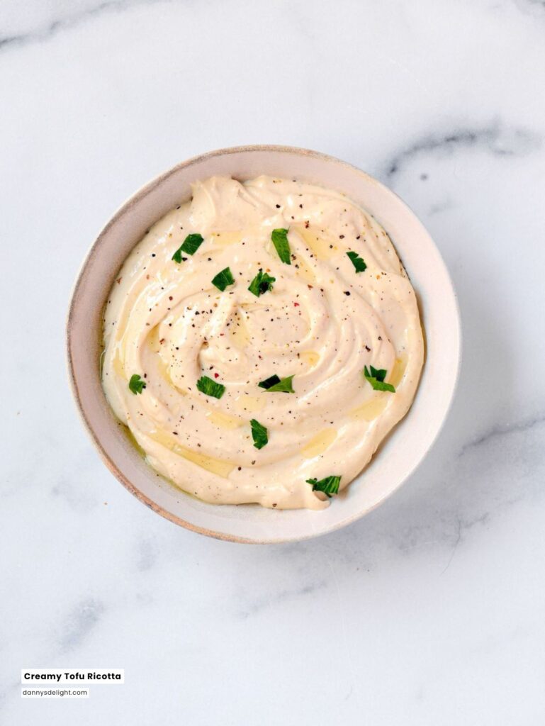 Creamy Tofu Ricotta