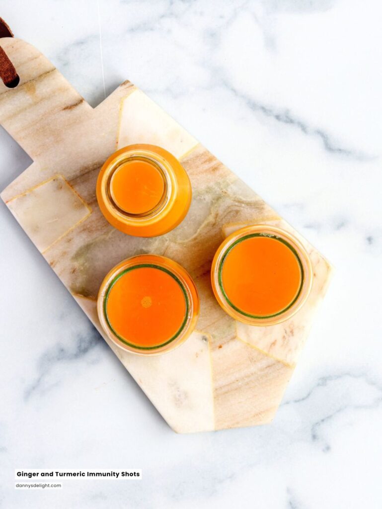 Ginger and Turmeric Immunity Shots