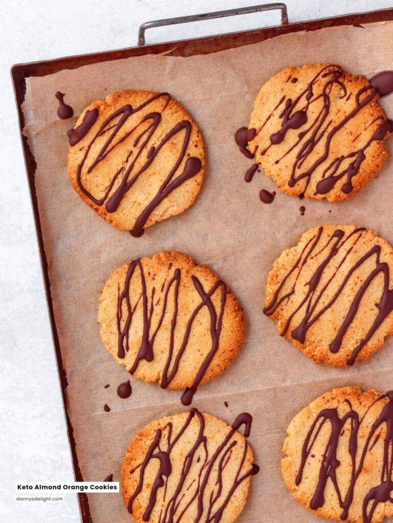 Keto Almond Orange Cookies