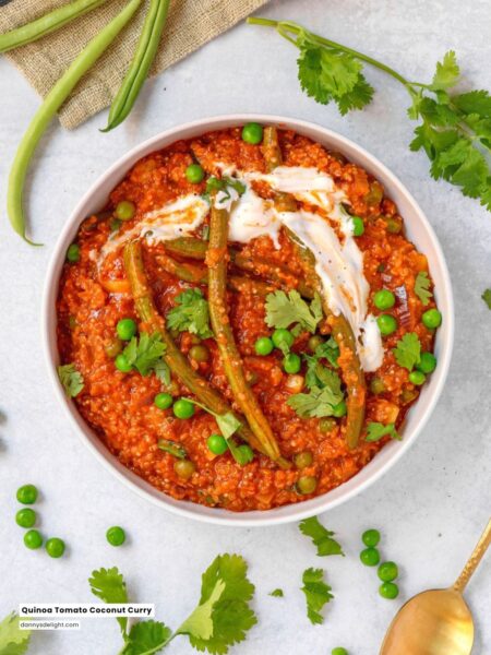 Quinoa Tomato Coconut Curry