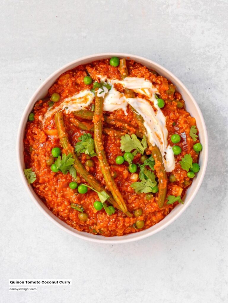 Quinoa Tomato Coconut Curry