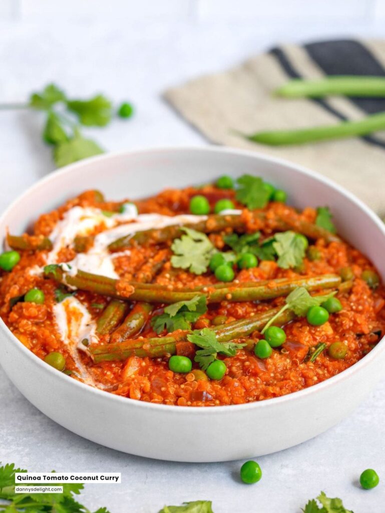 Quinoa Tomato Coconut Curry