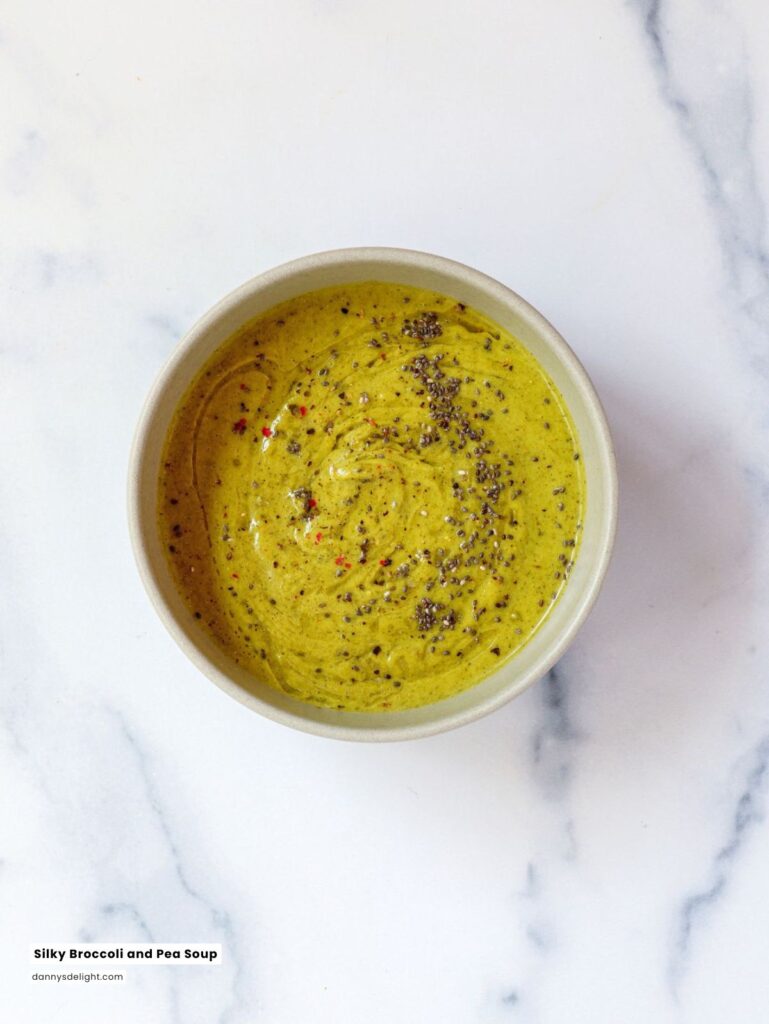 Silky Broccoli and Pea Soup