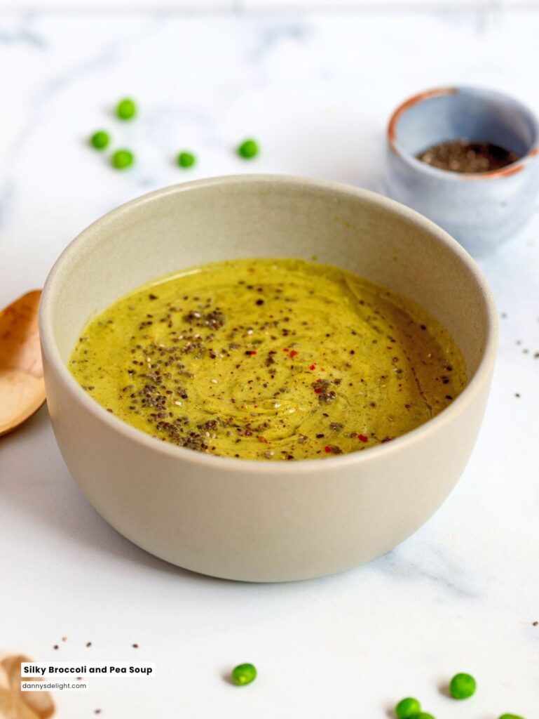 Silky Broccoli and Pea Soup