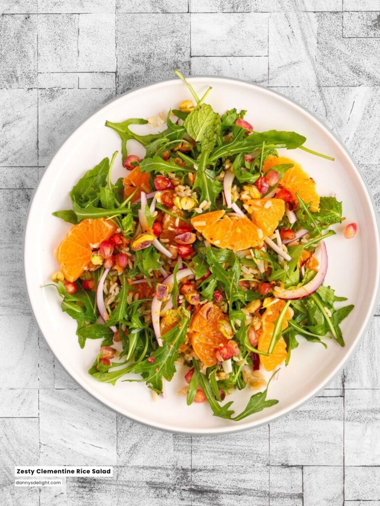Zesty Clementine Rice Salad