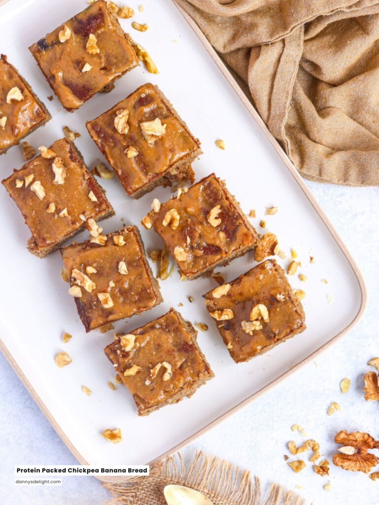 Protein Packed Chickpea Banana Bread