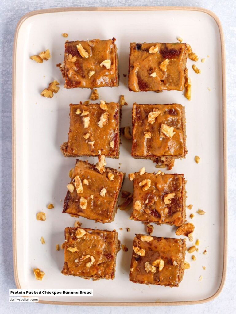 Protein Packed Chickpea Banana Bread