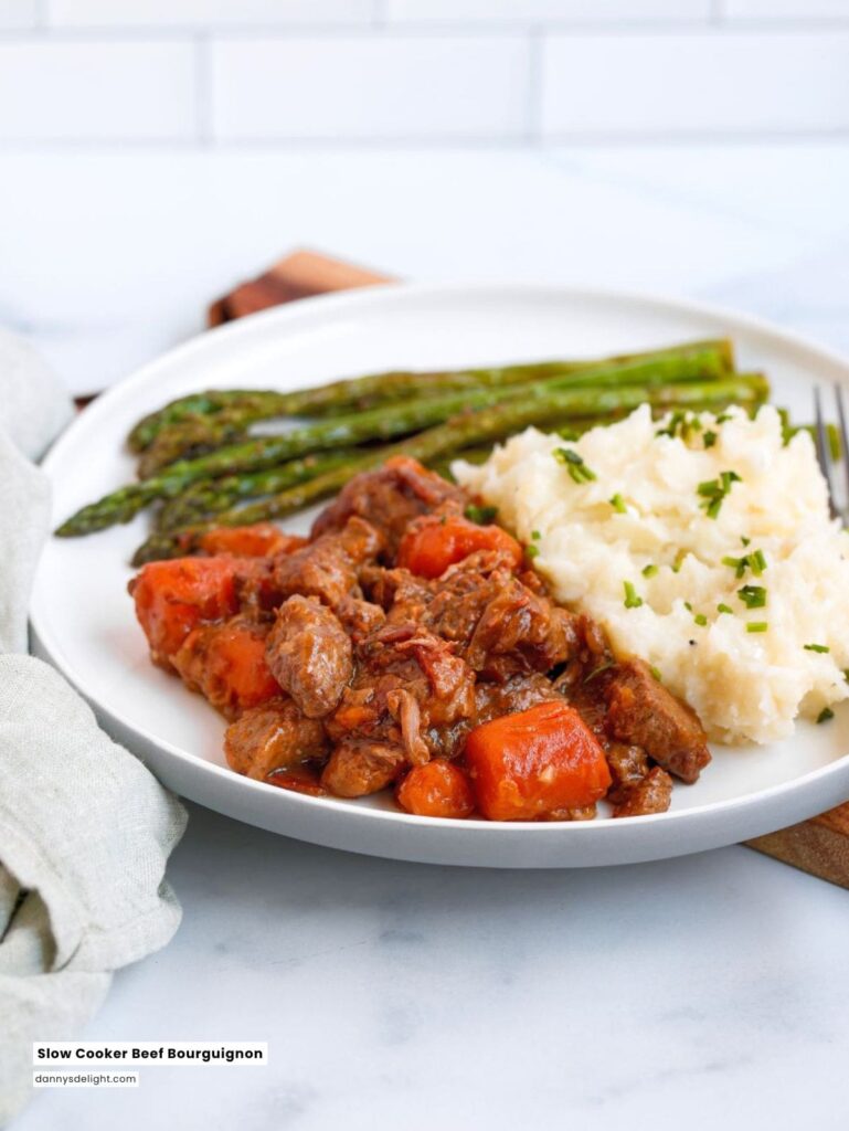 Slow Cooker Beef Bourguignon
