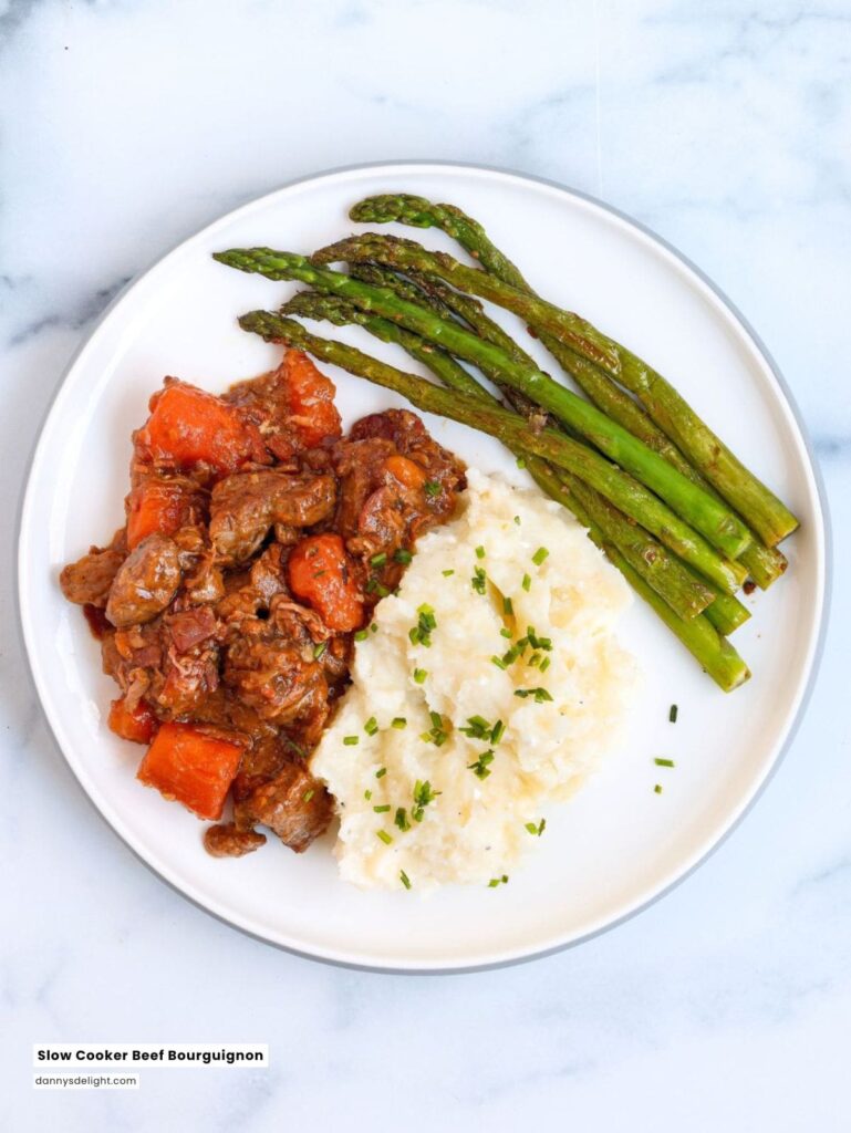 Slow Cooker Beef Bourguignon