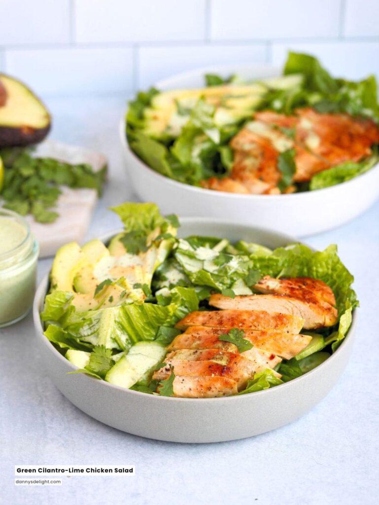 Green Cilantro-Lime Chicken Salad