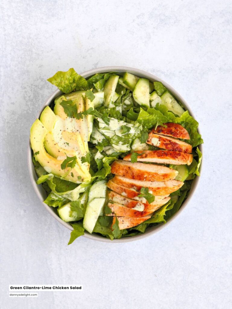 Green Cilantro-Lime Chicken Salad
