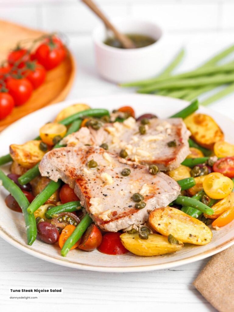 Tuna Steak Niçoise Salad
