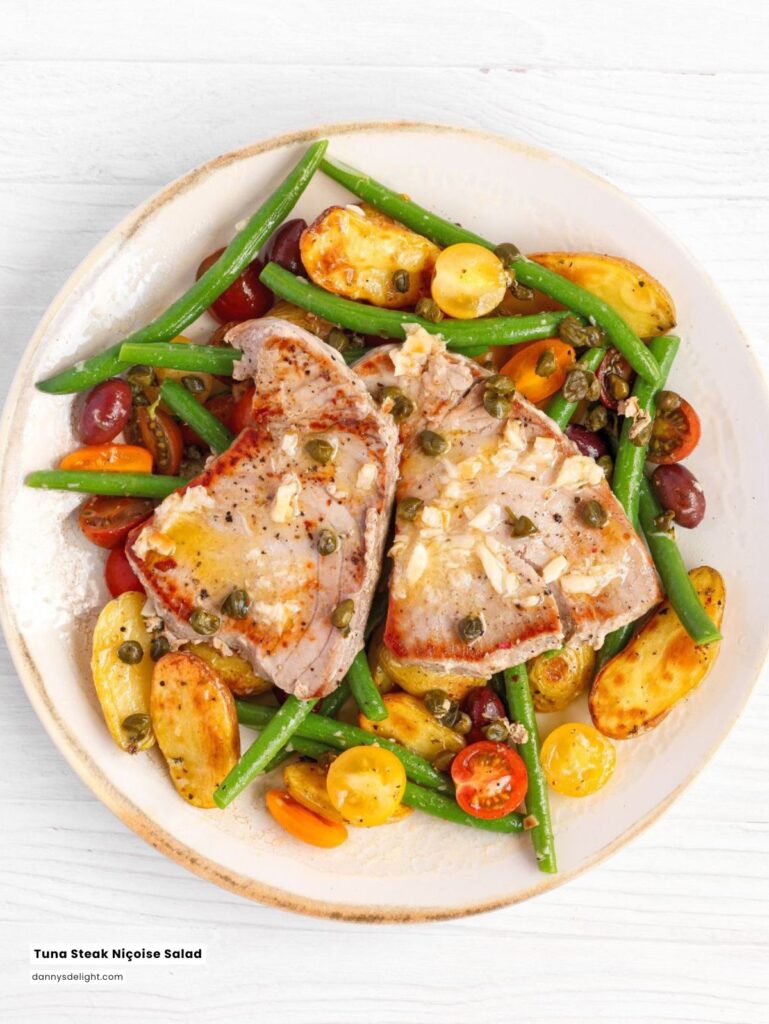Tuna Steak Niçoise Salad