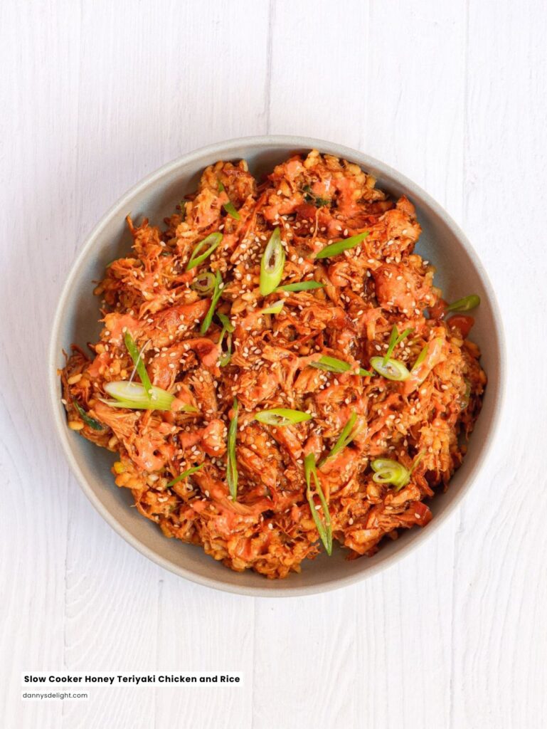Slow Cooker Honey Teriyaki Chicken and Rice