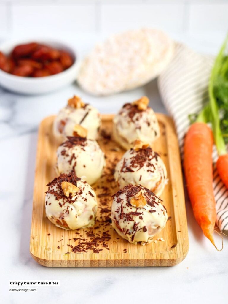 Crispy Carrot Cake Bites