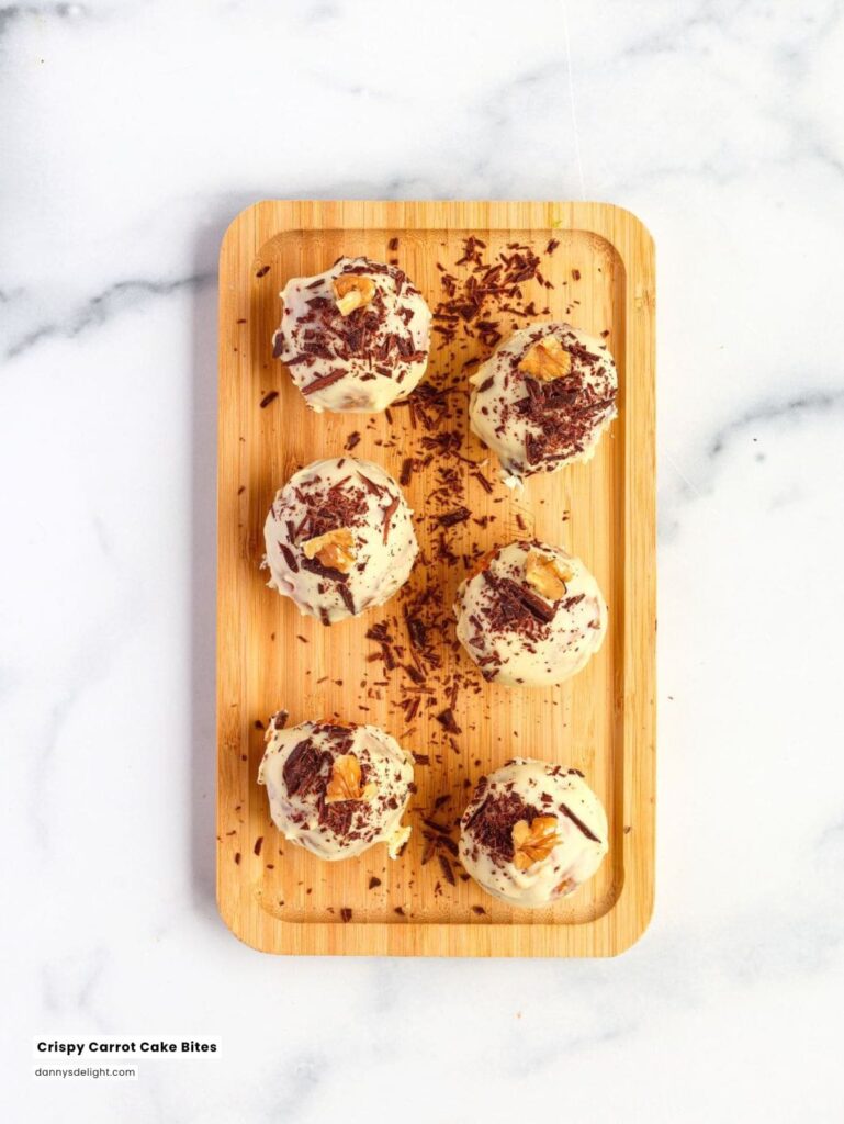 Crispy Carrot Cake Bites