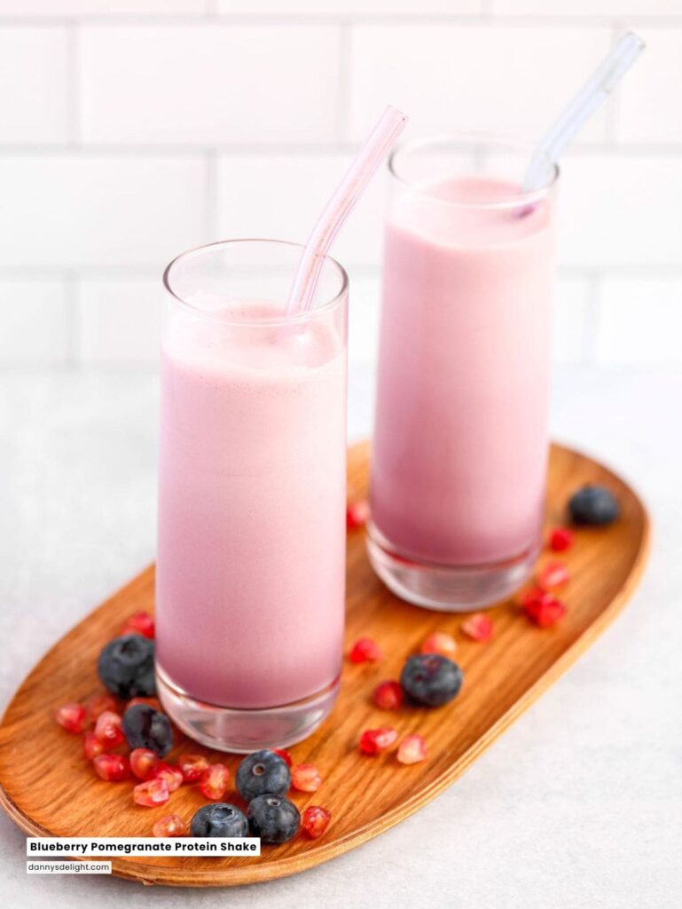Blueberry Pomegranate Protein Shake