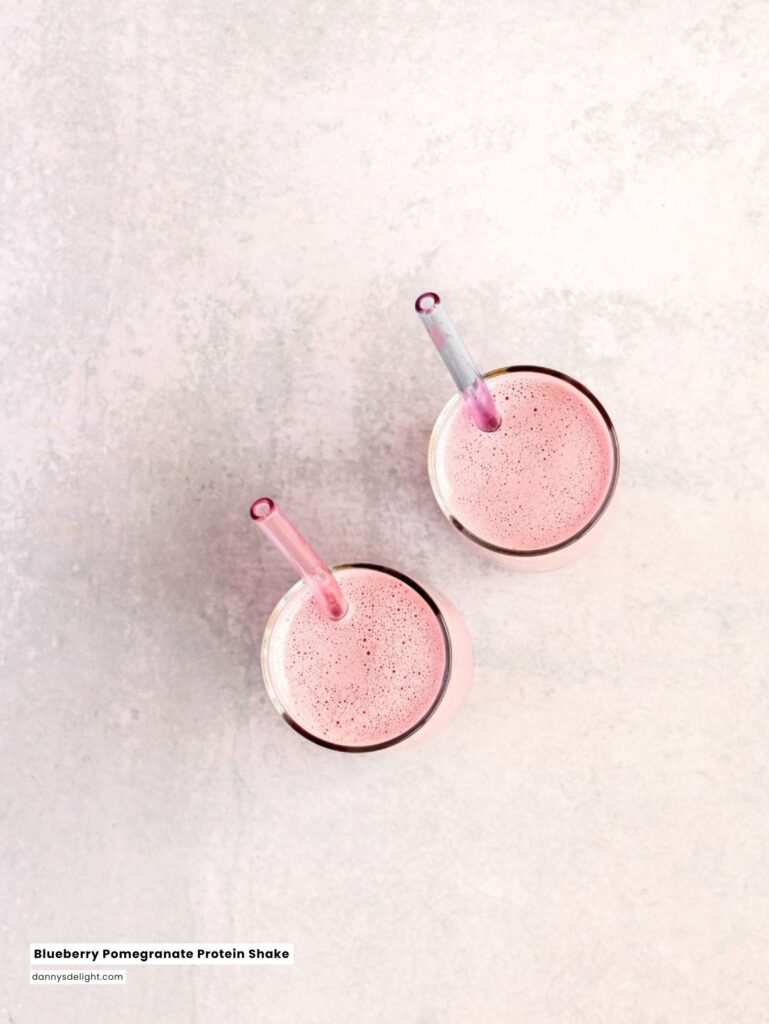 Blueberry Pomegranate Protein Shake