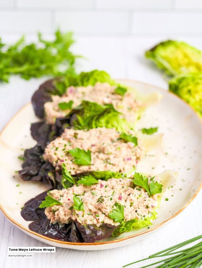 Tuna Mayo Lettuce Wraps