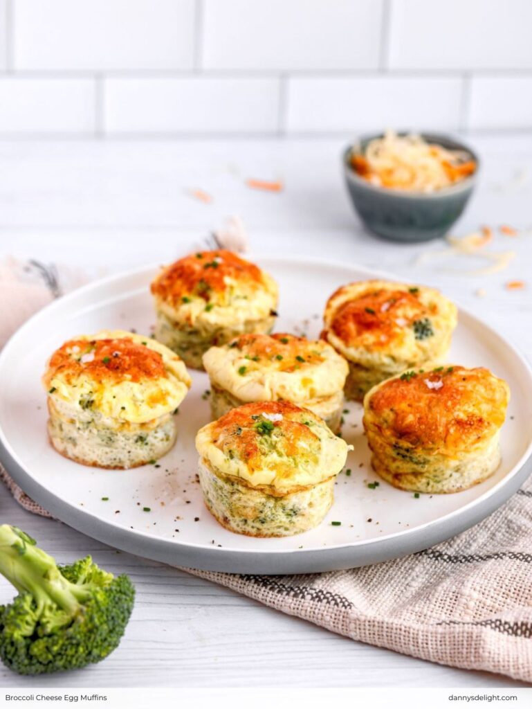 Broccoli Cheese Egg Muffins