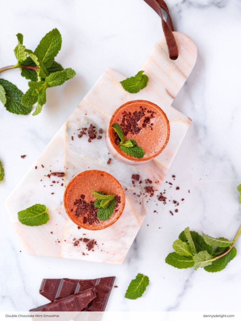Double Chocolate Mint Smoothie