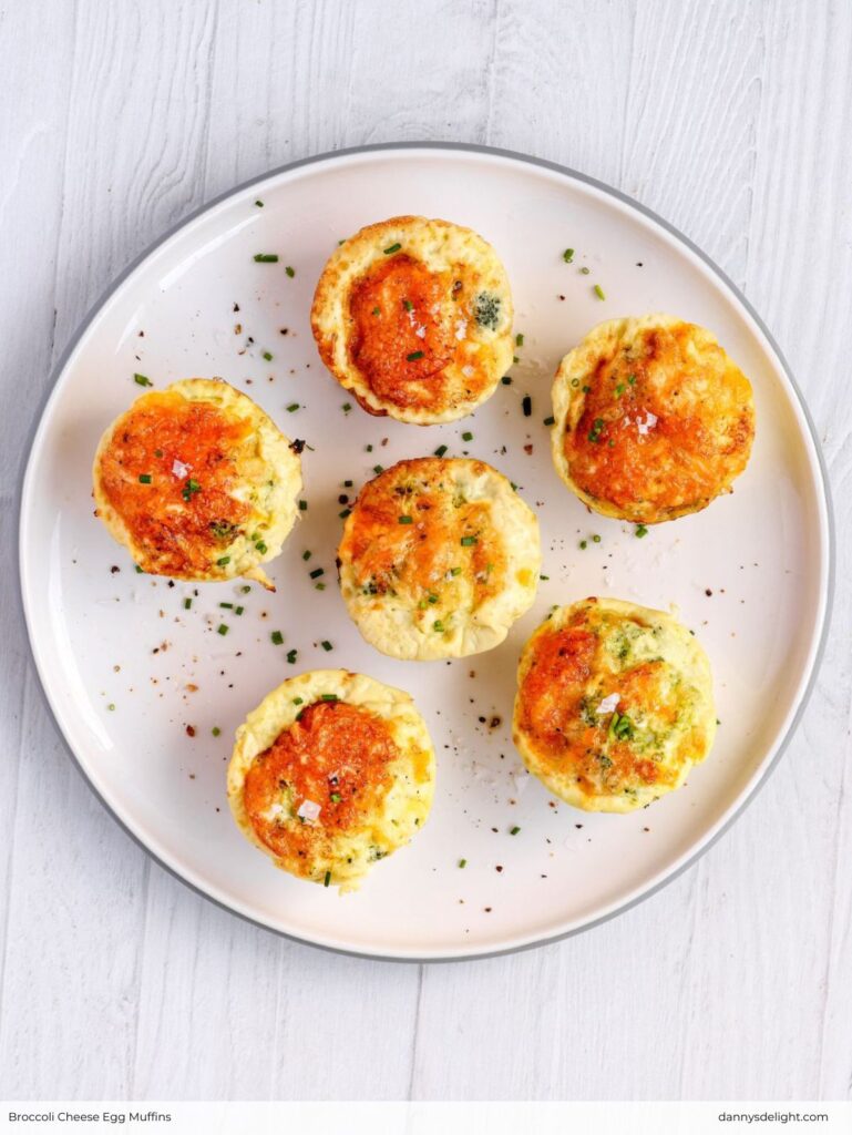 Broccoli Cheese Egg Muffins