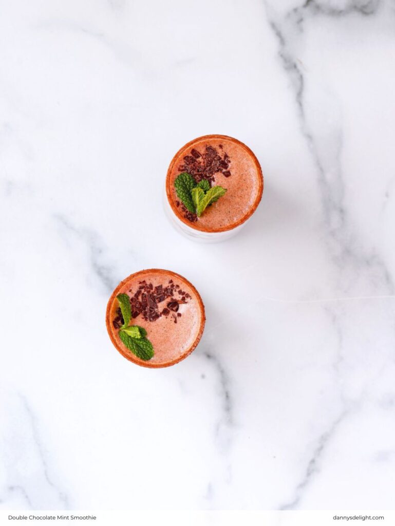 Double Chocolate Mint Smoothie