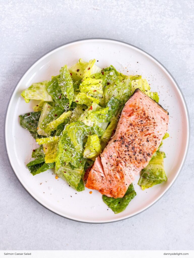 Salmon Caesar Salad