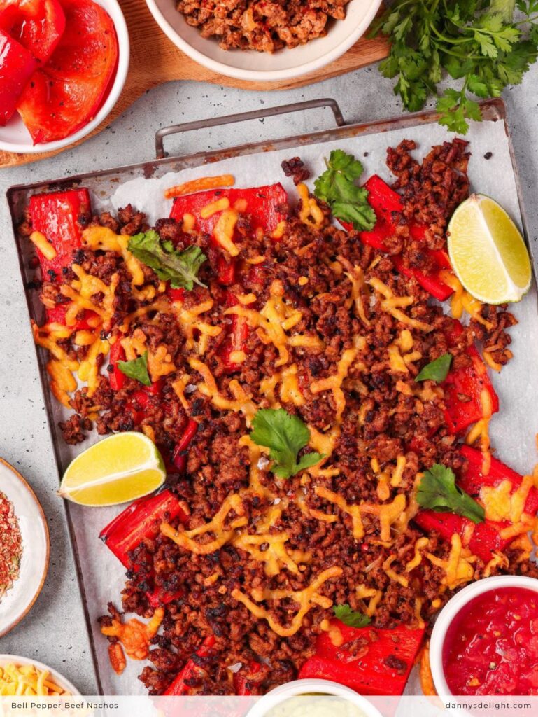 Bell Pepper Beef Nachos