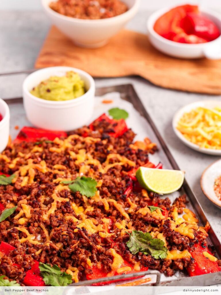 Bell Pepper Beef Nachos