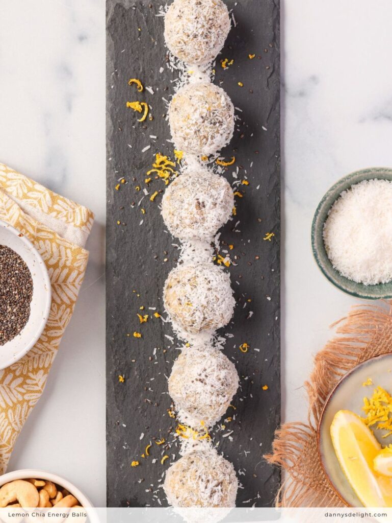 Lemon Chia Energy Balls