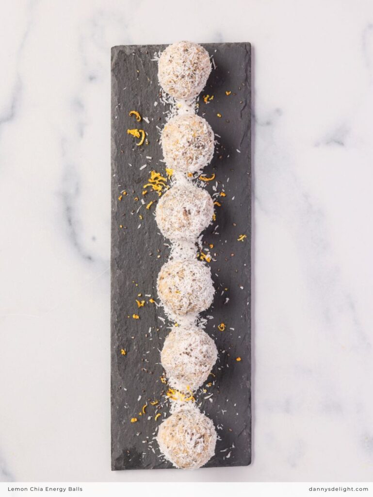 Lemon Chia Energy Balls