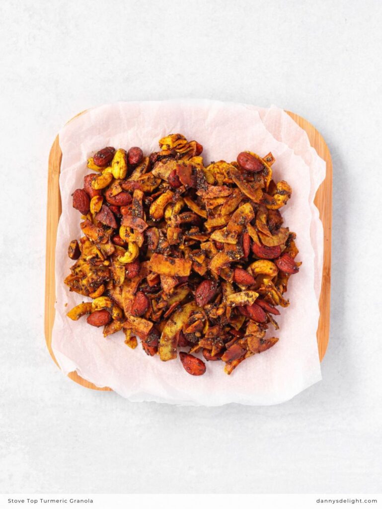 Stove Top Turmeric Granola