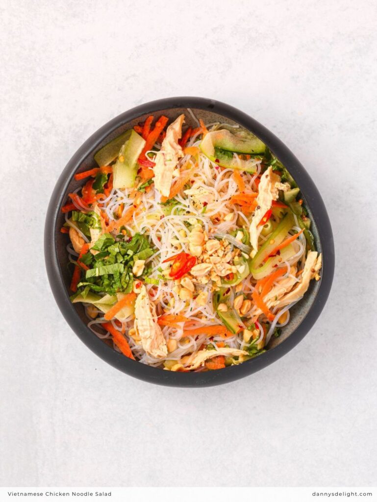 Vietnamese Chicken Noodle Salad
