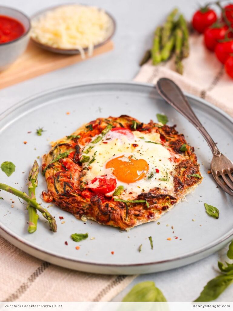 Zucchini Breakfast Pizza Crust