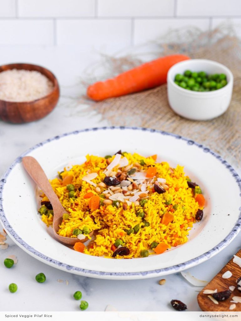 Spiced Veggie Pilaf Rice
