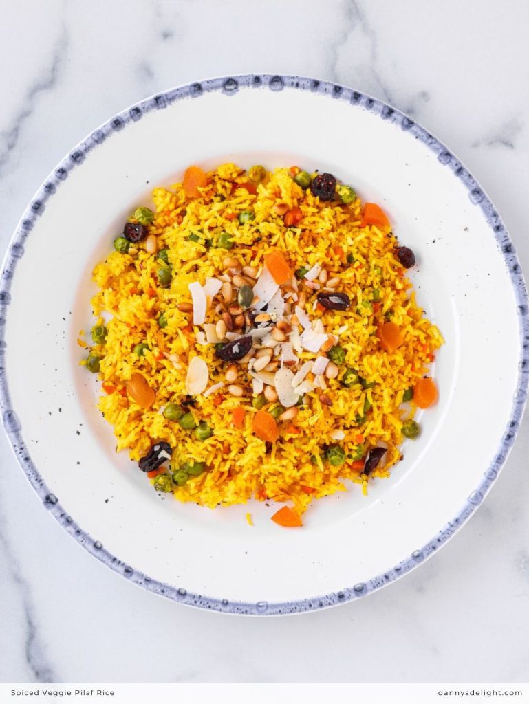 Spiced Veggie Pilaf Rice