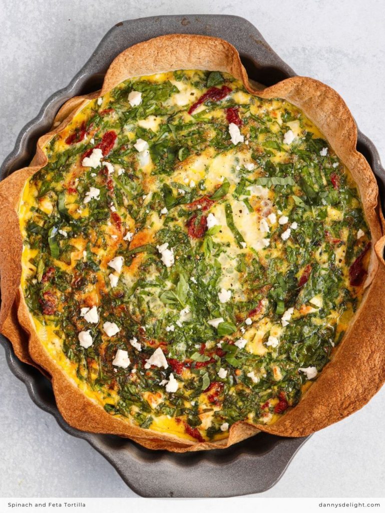 Spinach and Feta Tortilla