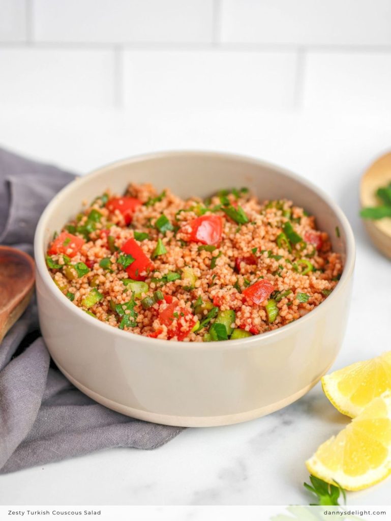 Zesty Turkish Couscous Salad