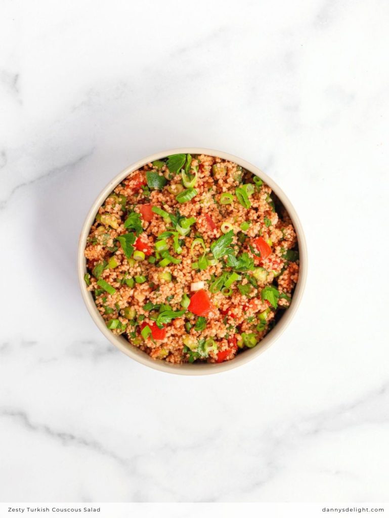 Zesty Turkish Couscous Salad