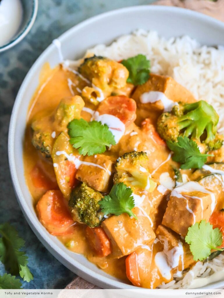Tofu and Vegetable Korma