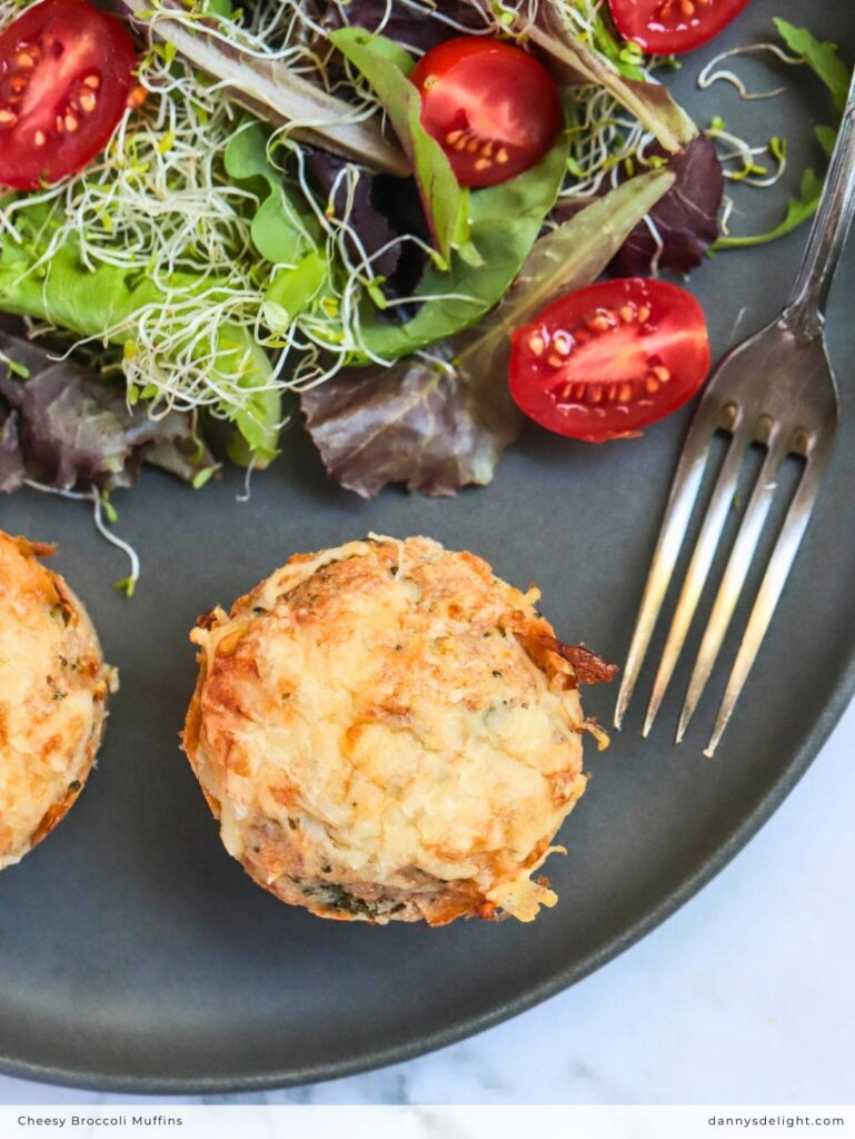 Cheesy Broccoli Muffins