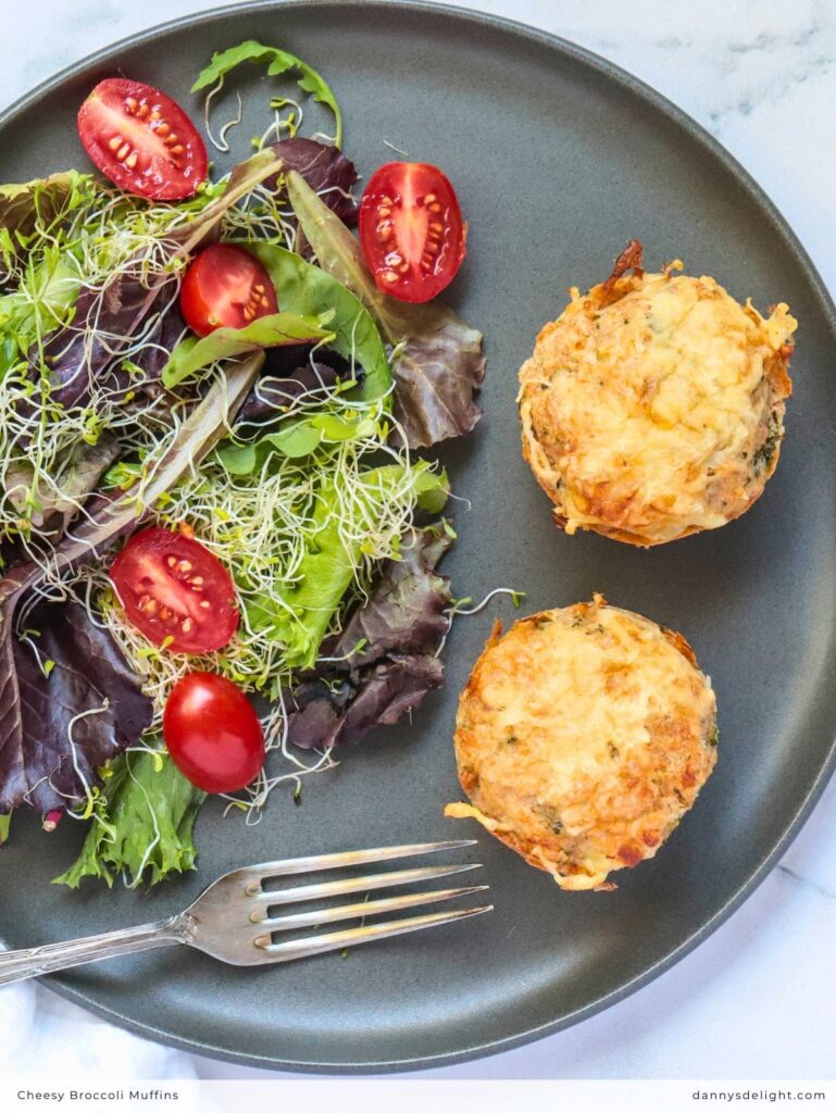 Cheesy Broccoli Muffins