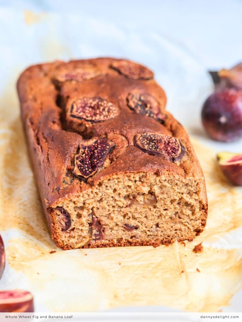 Whole Wheat Fig and Banana Loaf
